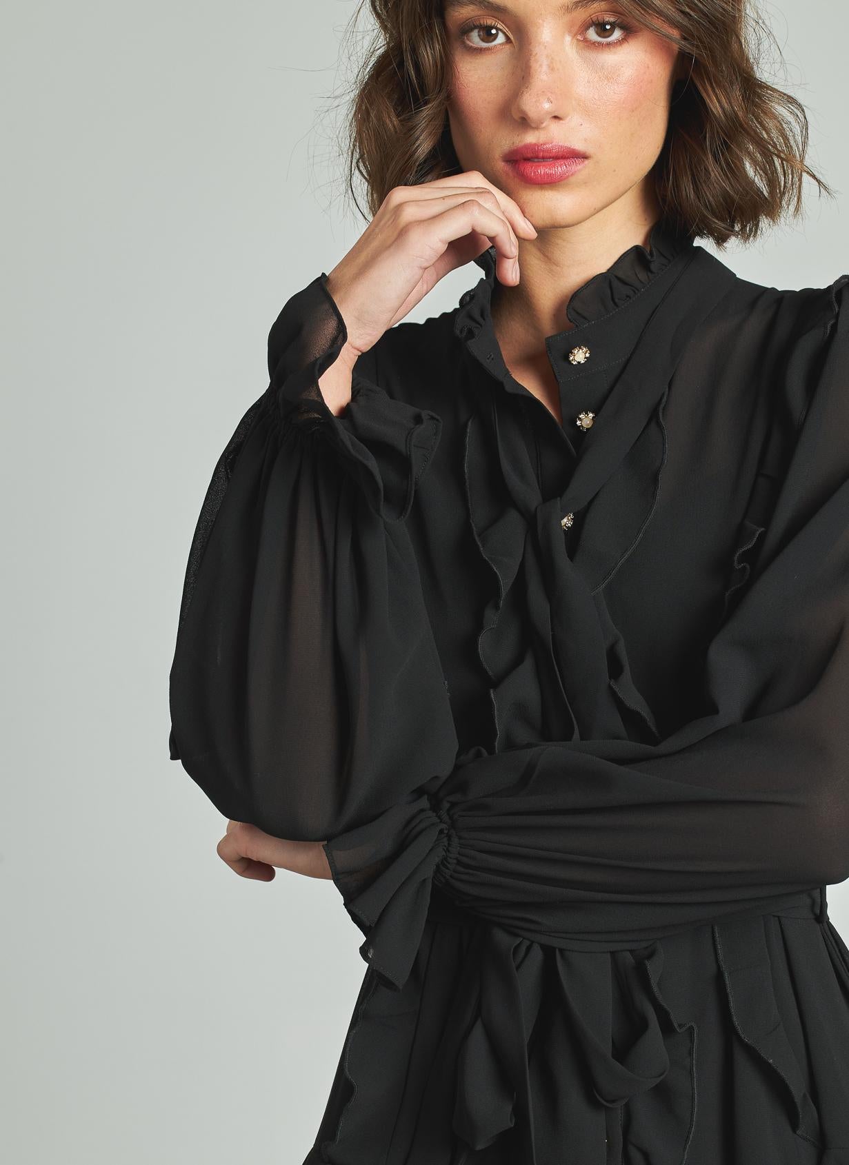 MIDIKLEID RÜSCHEN GÜRTEL