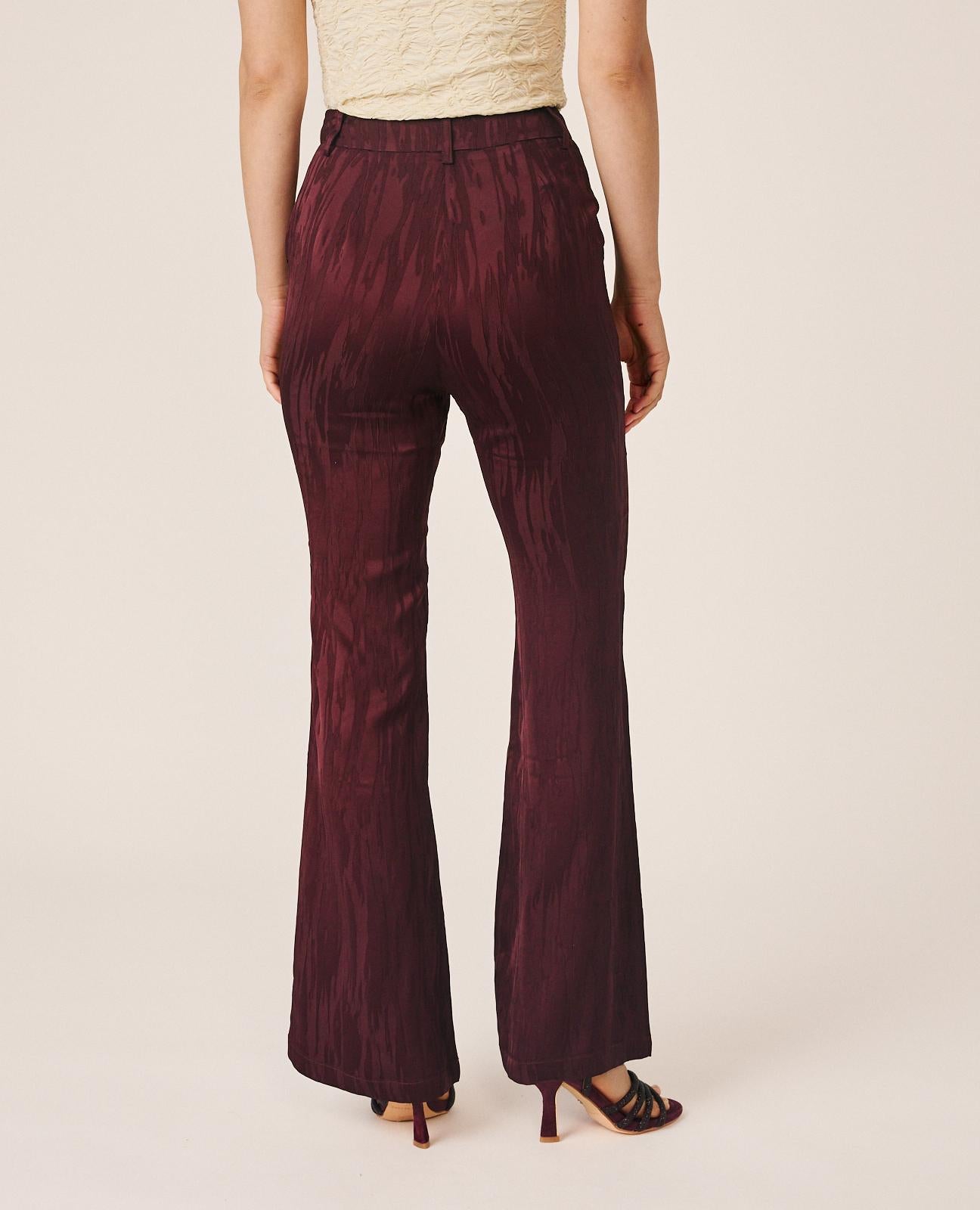 PANTALÓN FLARE JACQUARD