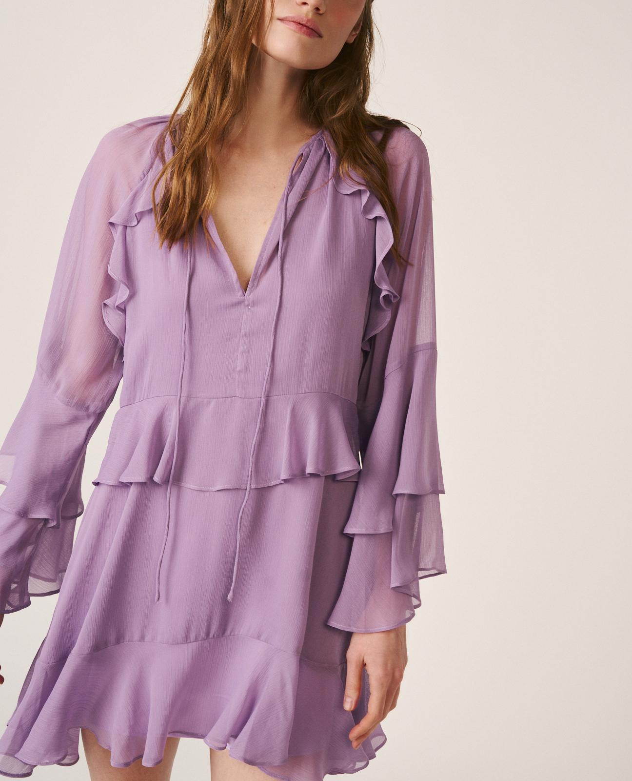 VESTIDO MANGA ACAMPANADA