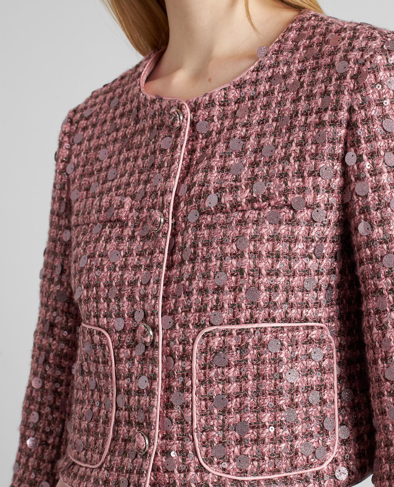 CHAQUETA ESTRUCTURA LENTEJUELAS