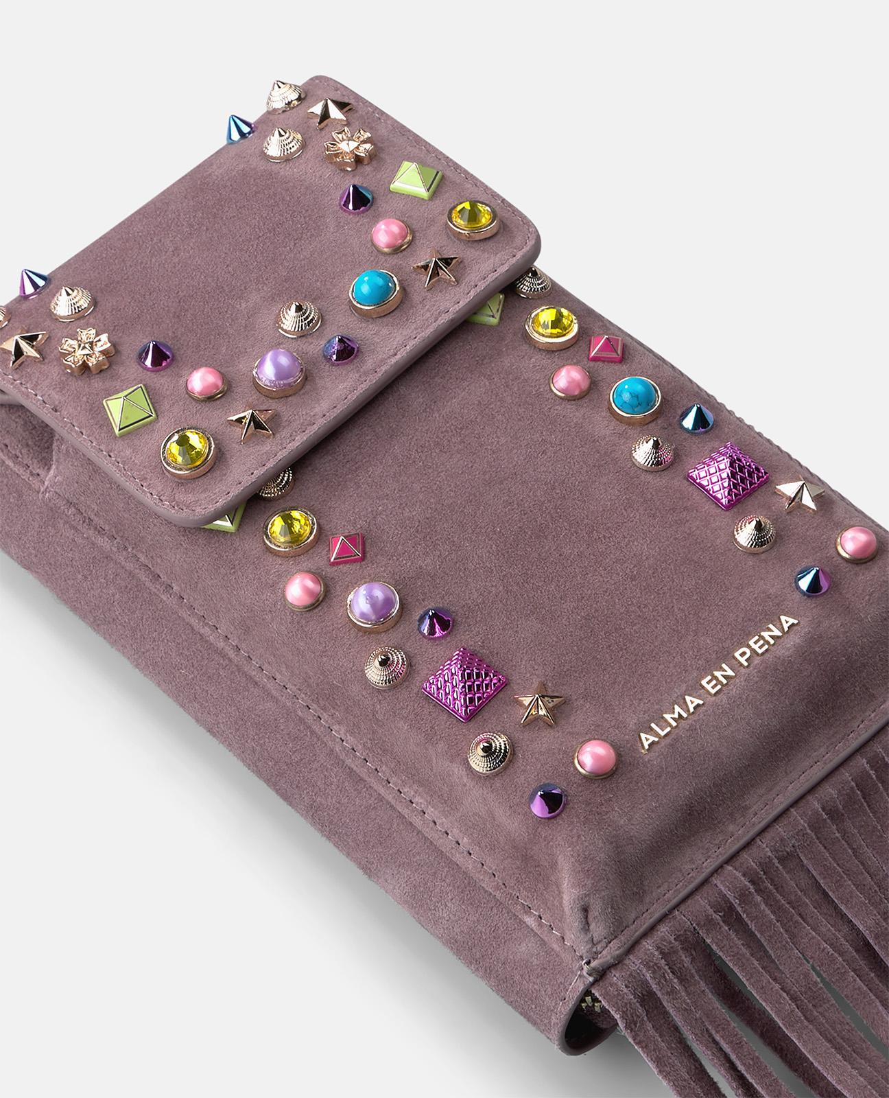 BOLSO CARTERA PEDRERÍA COLORES