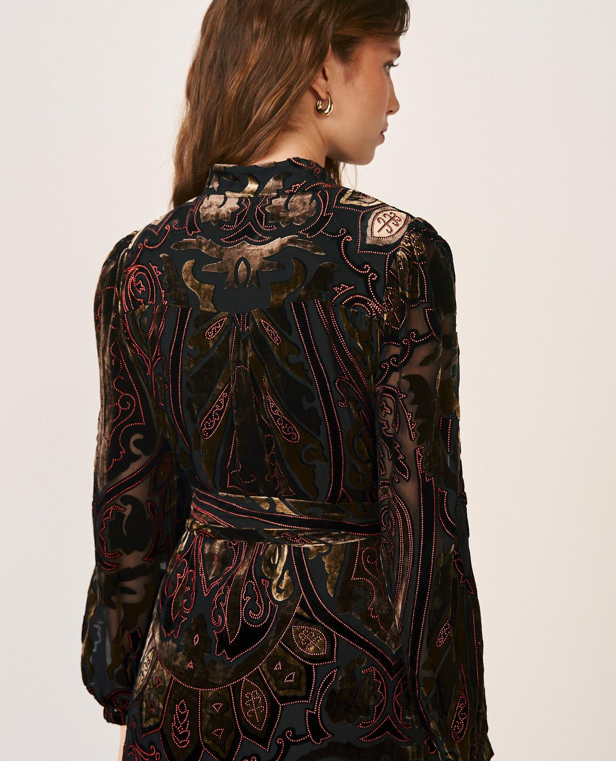 VESTIDO MIDI SEDA ESTAMPADO