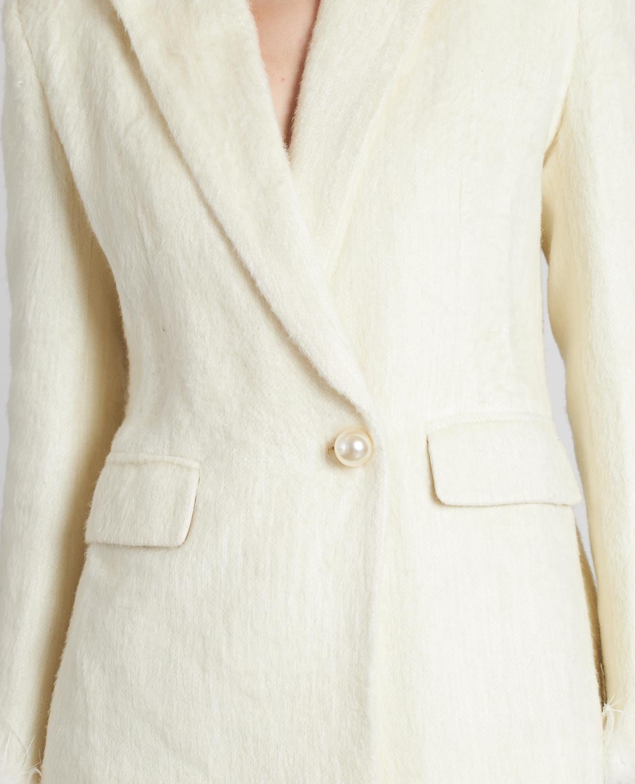 PEARL BUTTON BLAZER