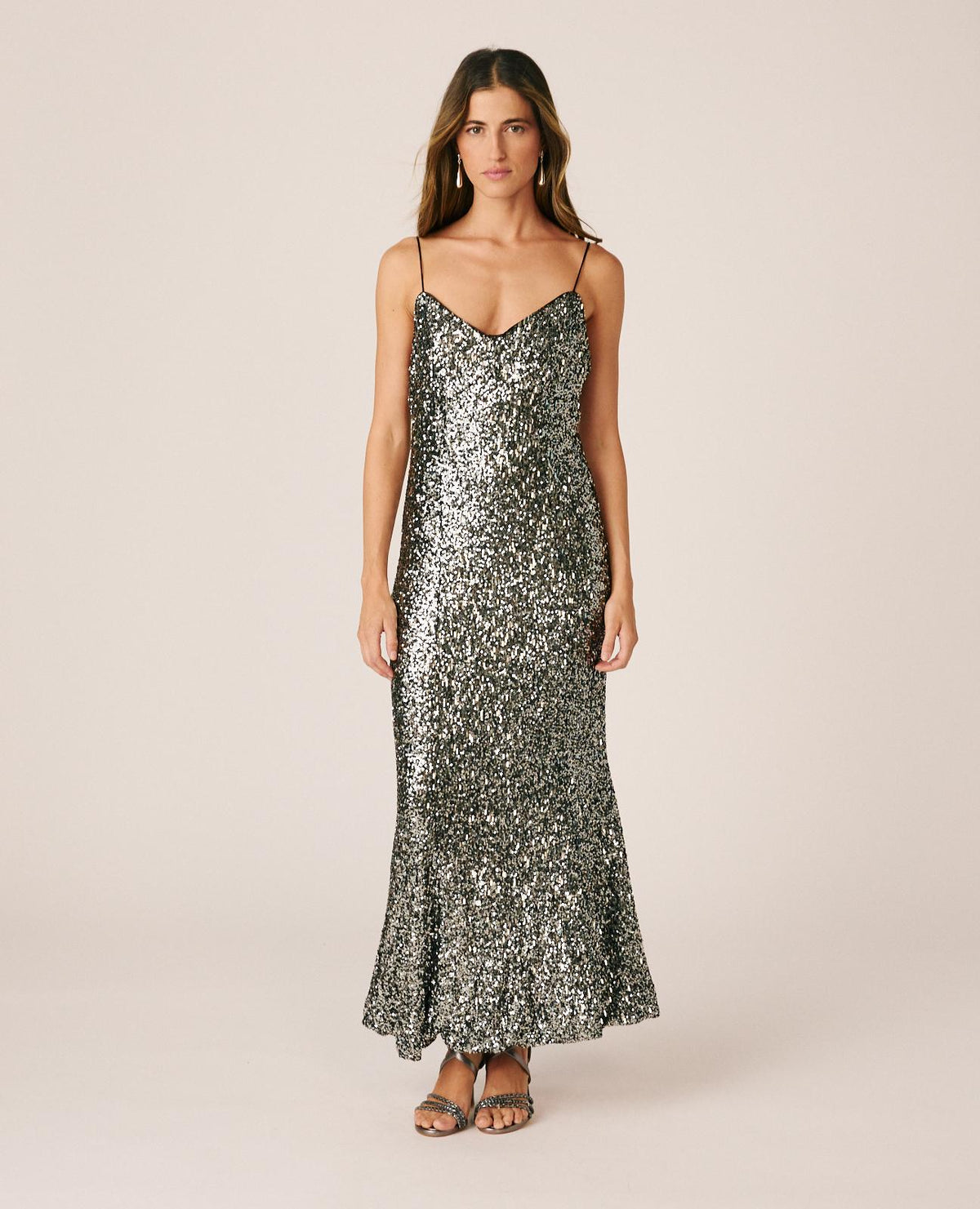 VESTIDO LENTEJUELAS MIDI
