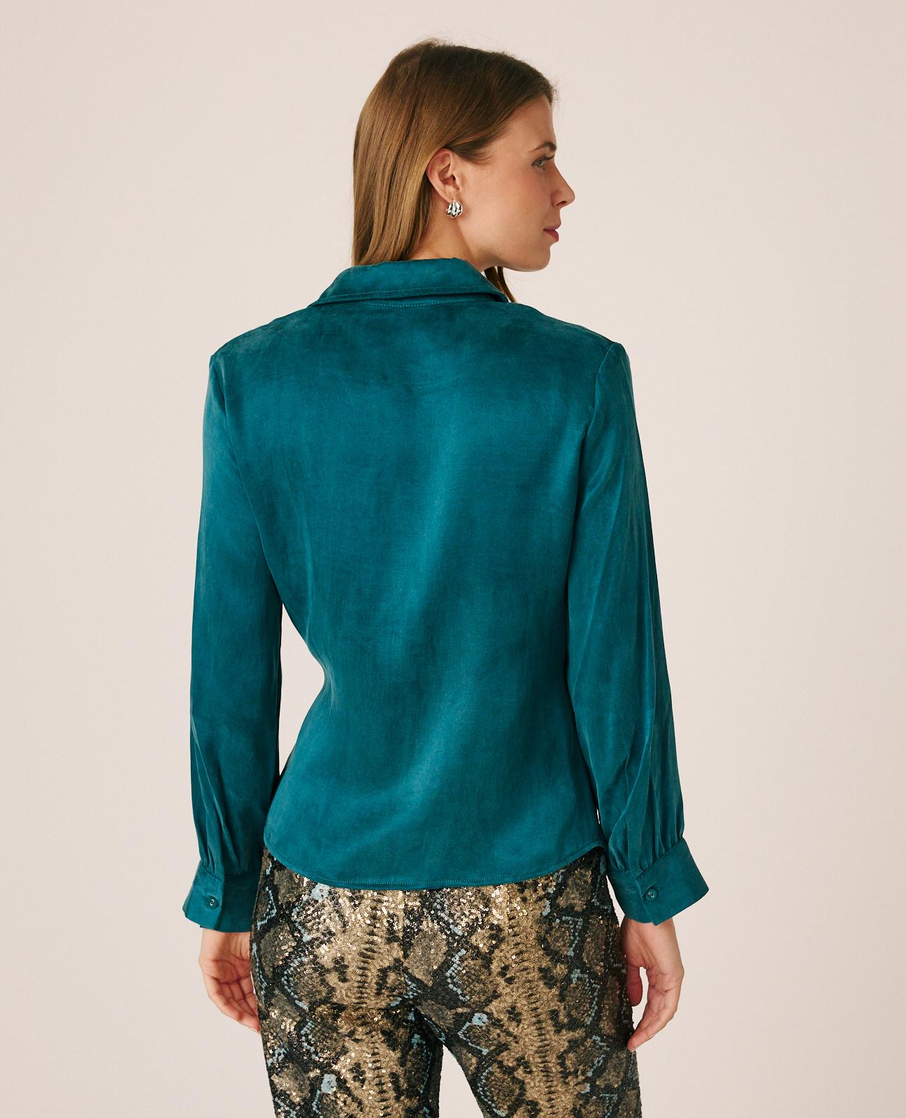 BLUSA SATÉN CAMISERA