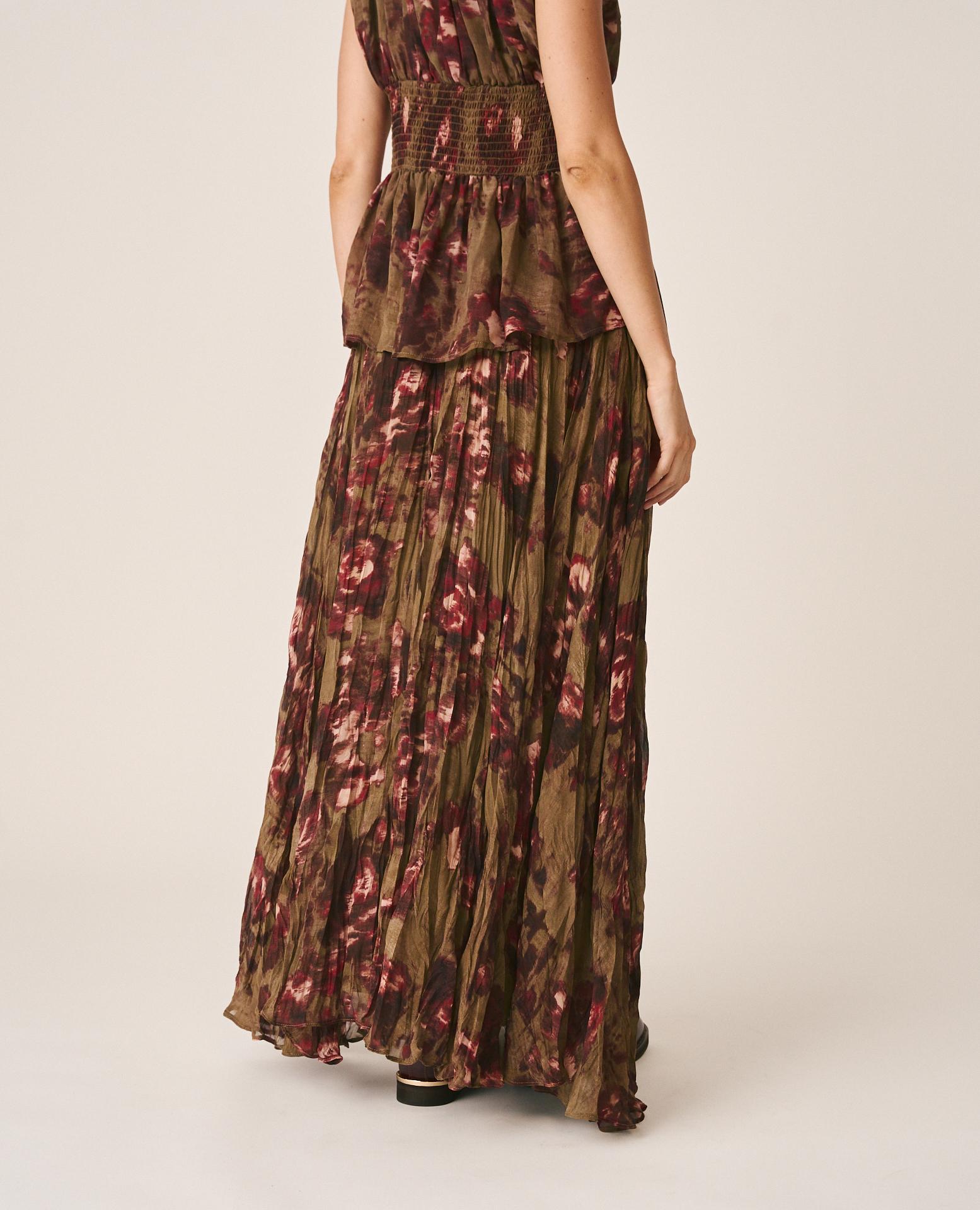 FALDA LARGA FLORAL