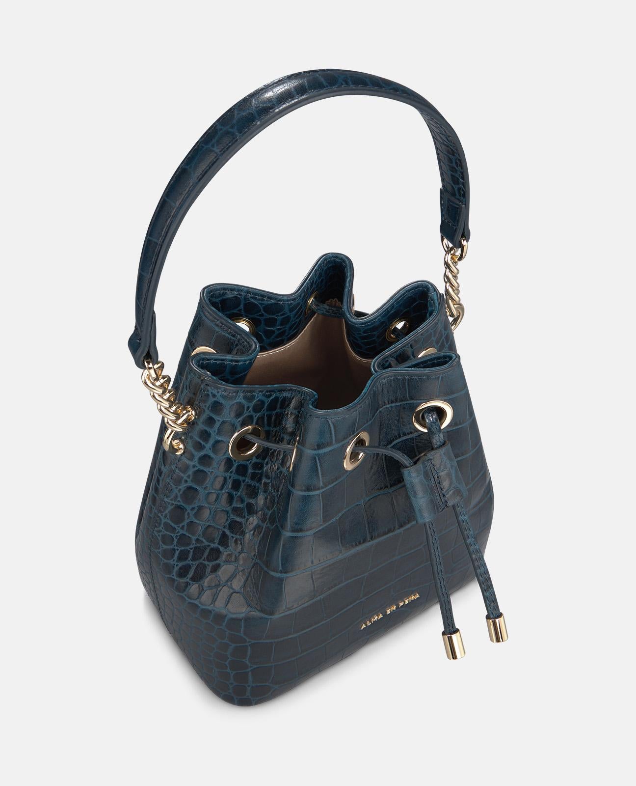 BOLSO BOMBONERA PIEL
