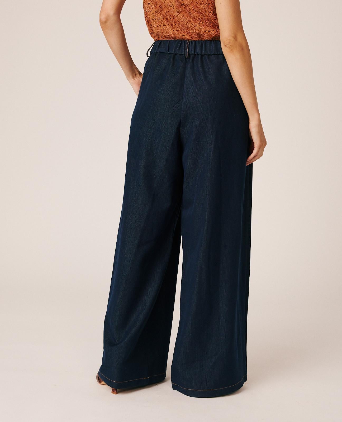 PANTALÓN DENIM WIDE LEG