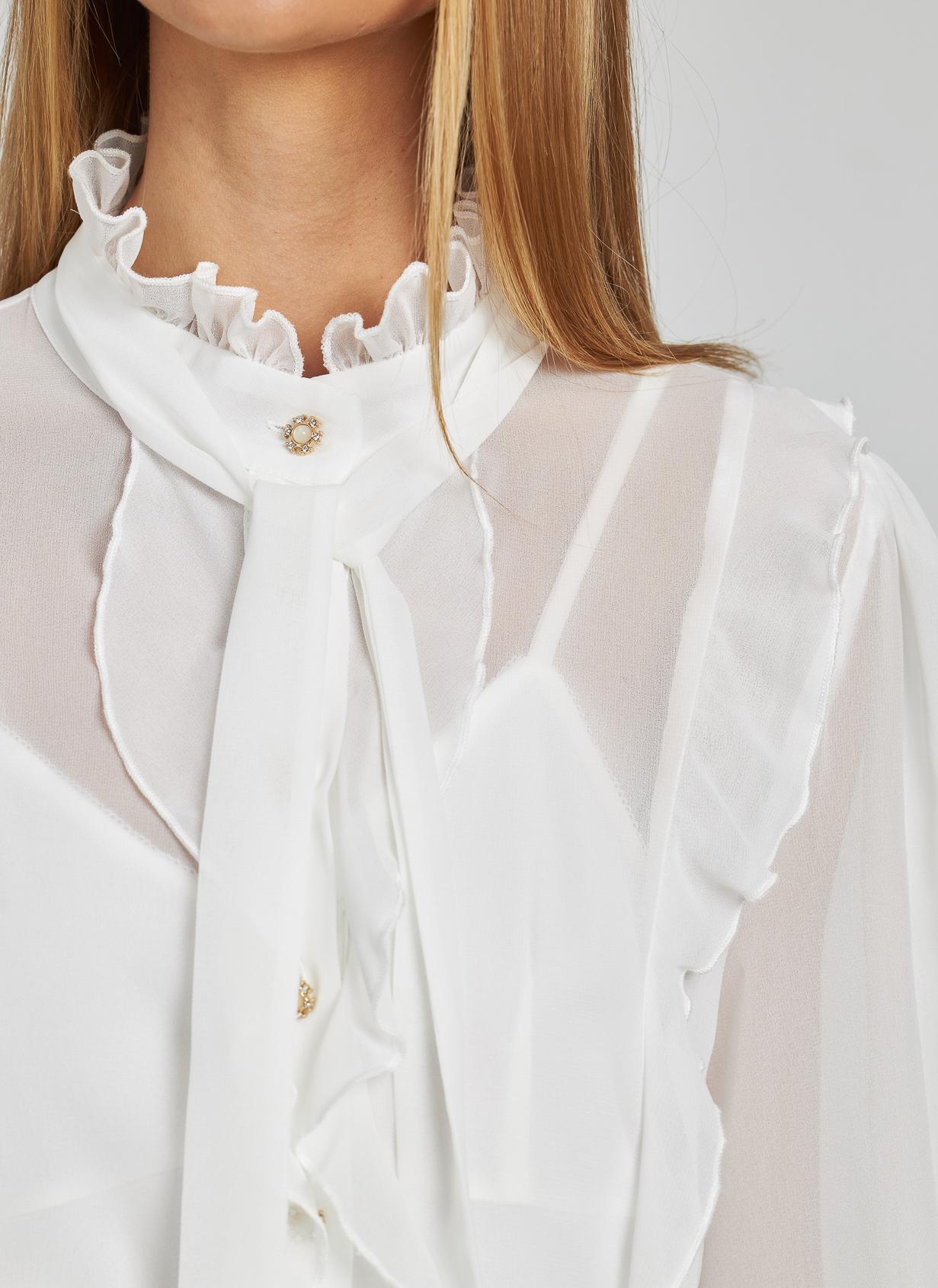 CHEMISE FLUIDE AVEC NOEUD