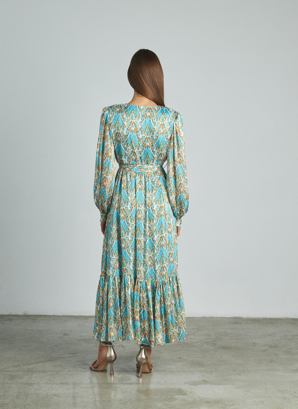 VESTIDO CINTURA FRUNCES