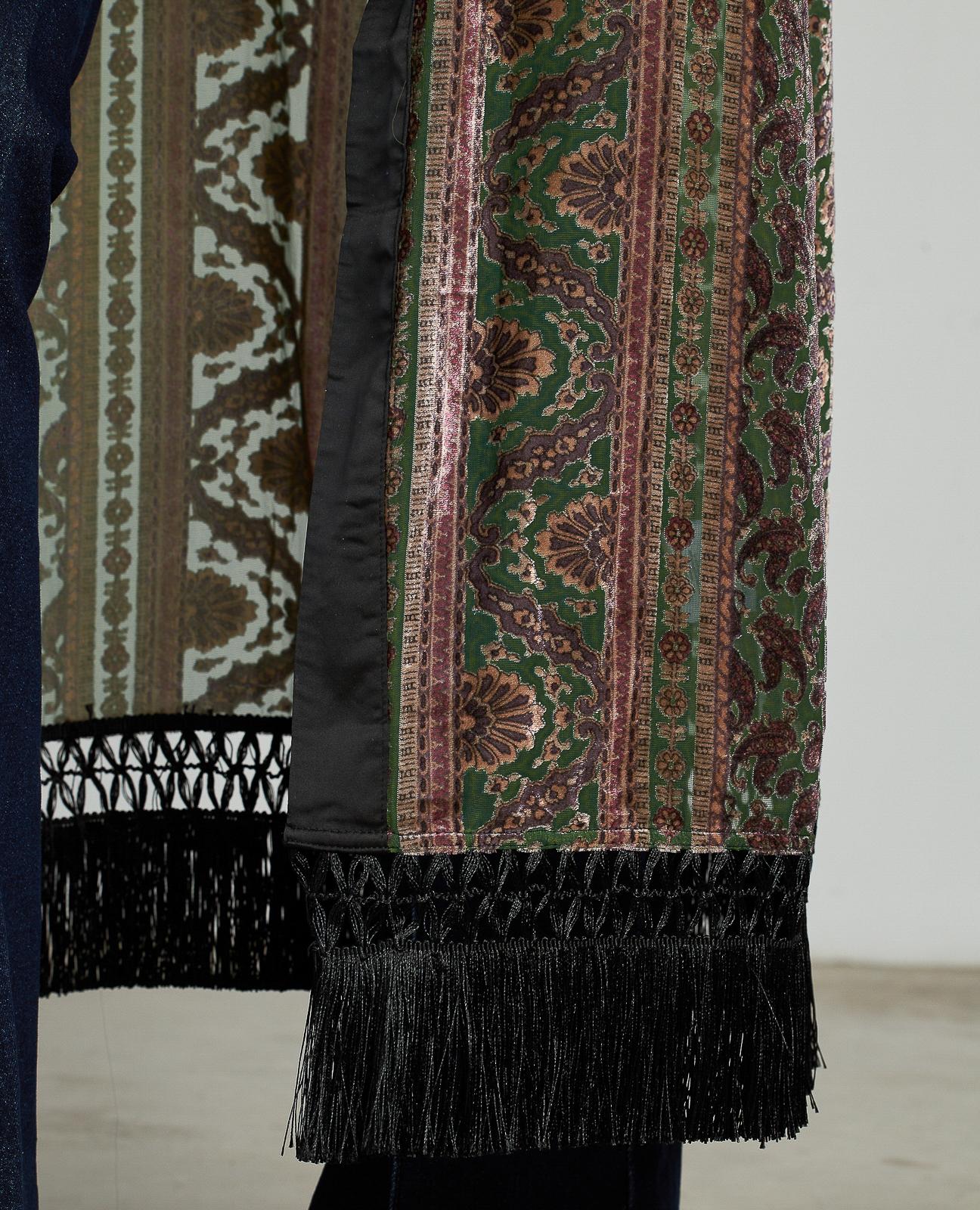 CAFTÁN TERCIOPELO ESTAMPADO