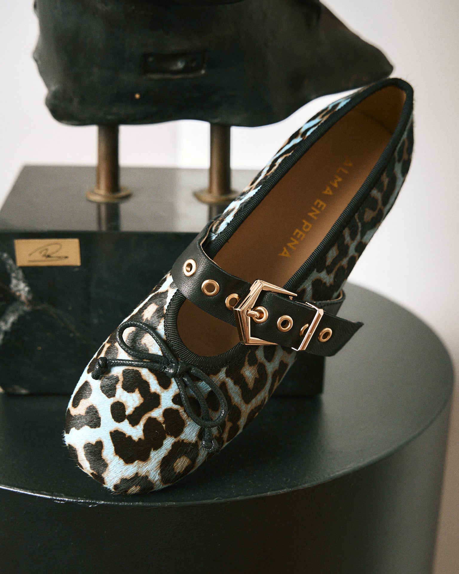 WIDE BUCKLE BALLERINA