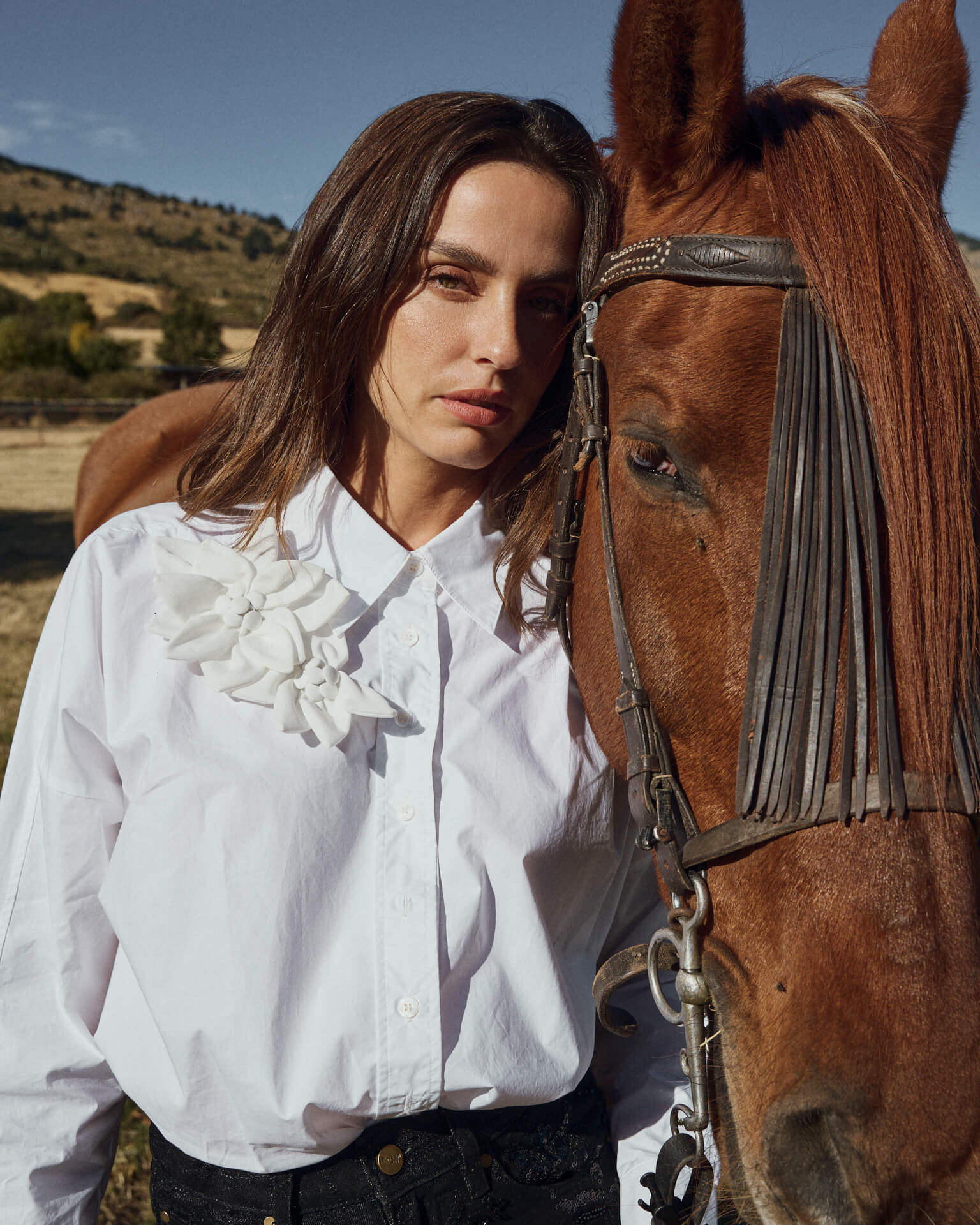 CAMISA RAYADA FLORES