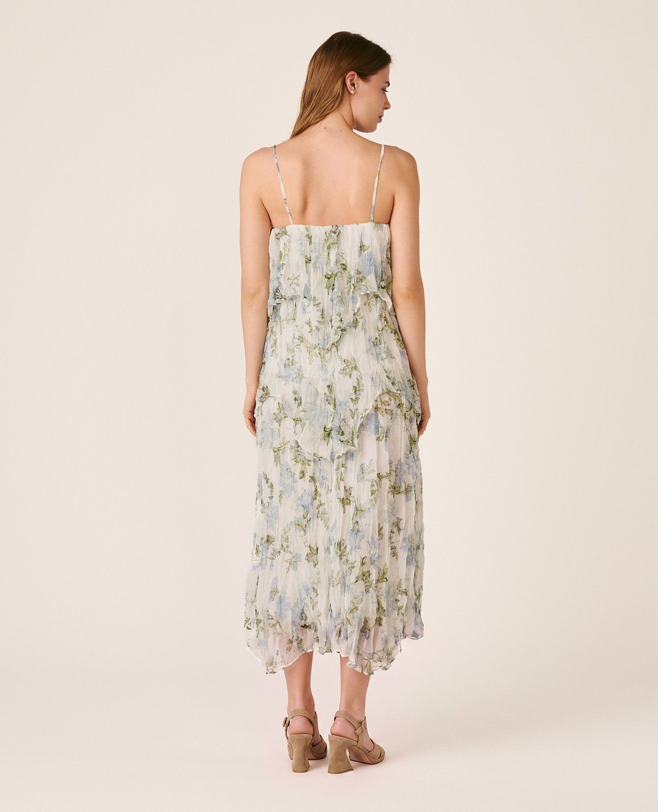 FLORAL CHIFFON DRESS