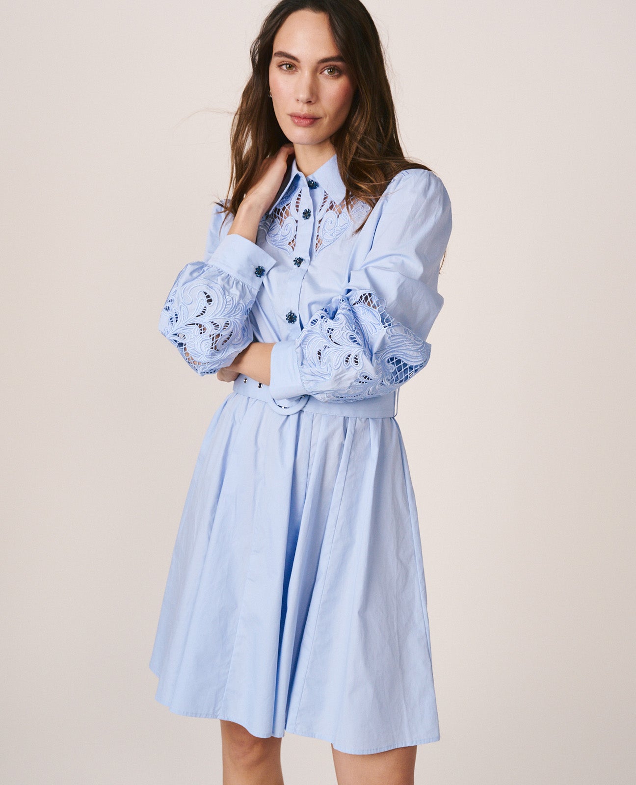 VESTIDO POPELÍN ALGODÓN