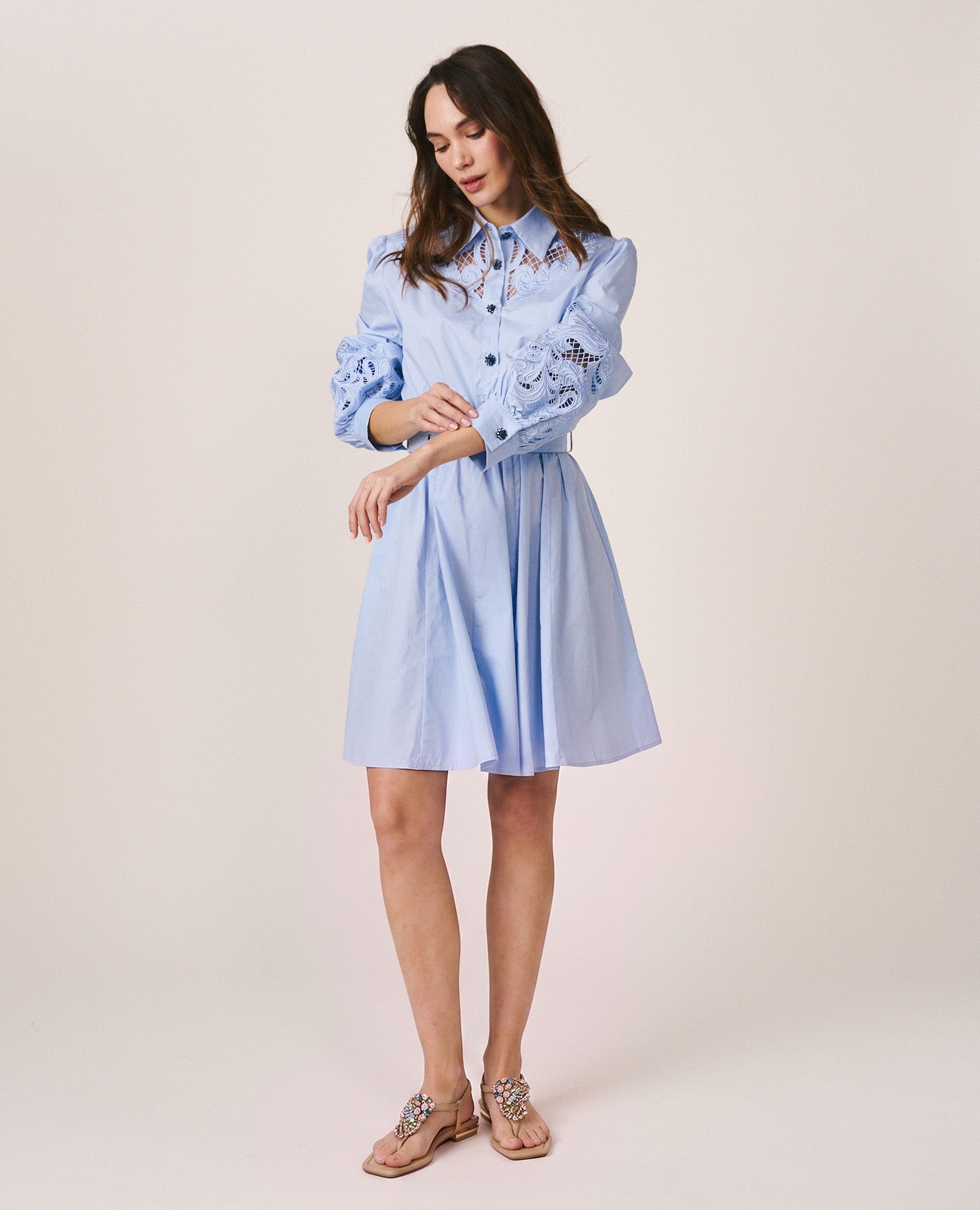 VESTIDO POPELÍN ALGODÓN