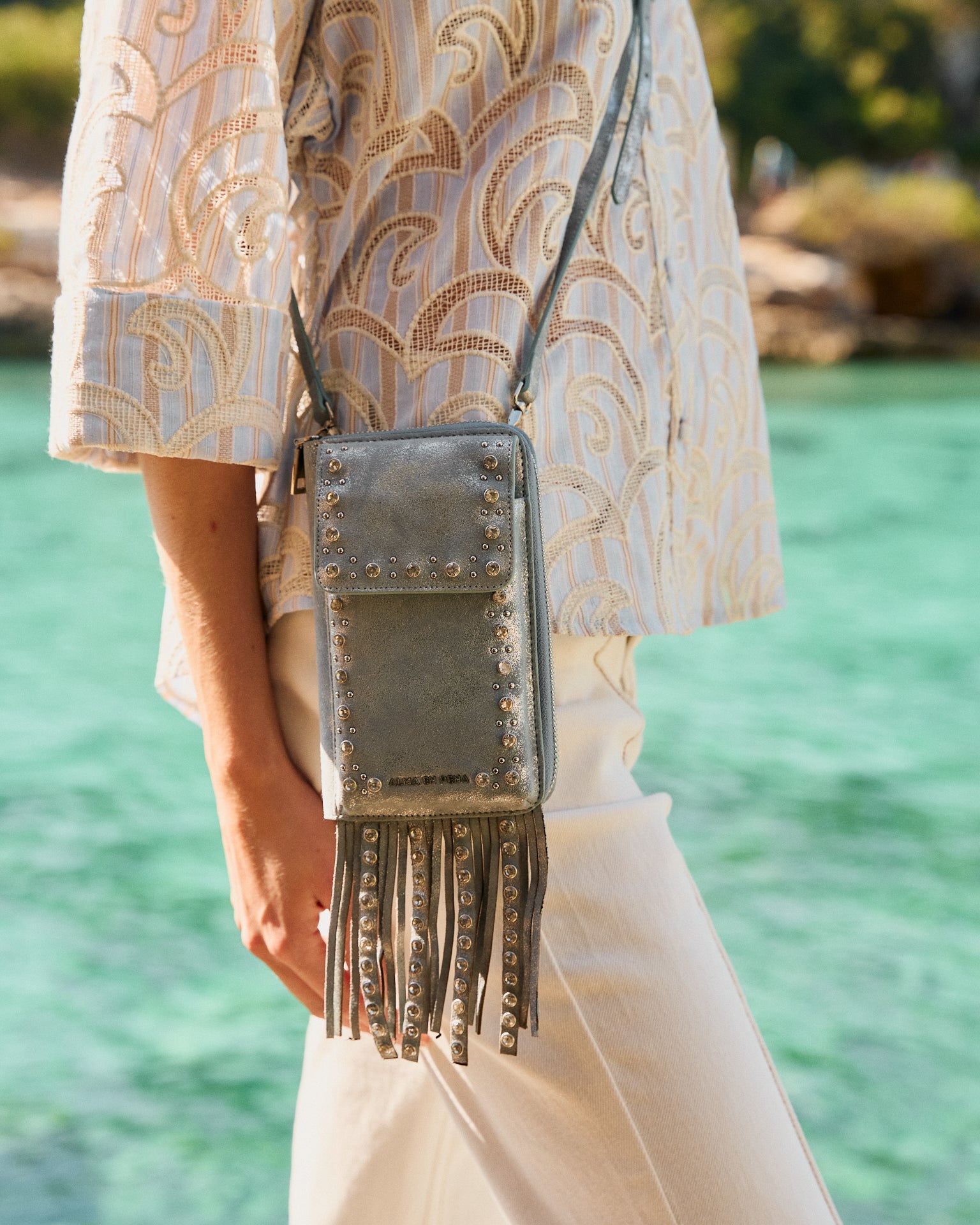 BOLSO CARTERA PEDRERÍA