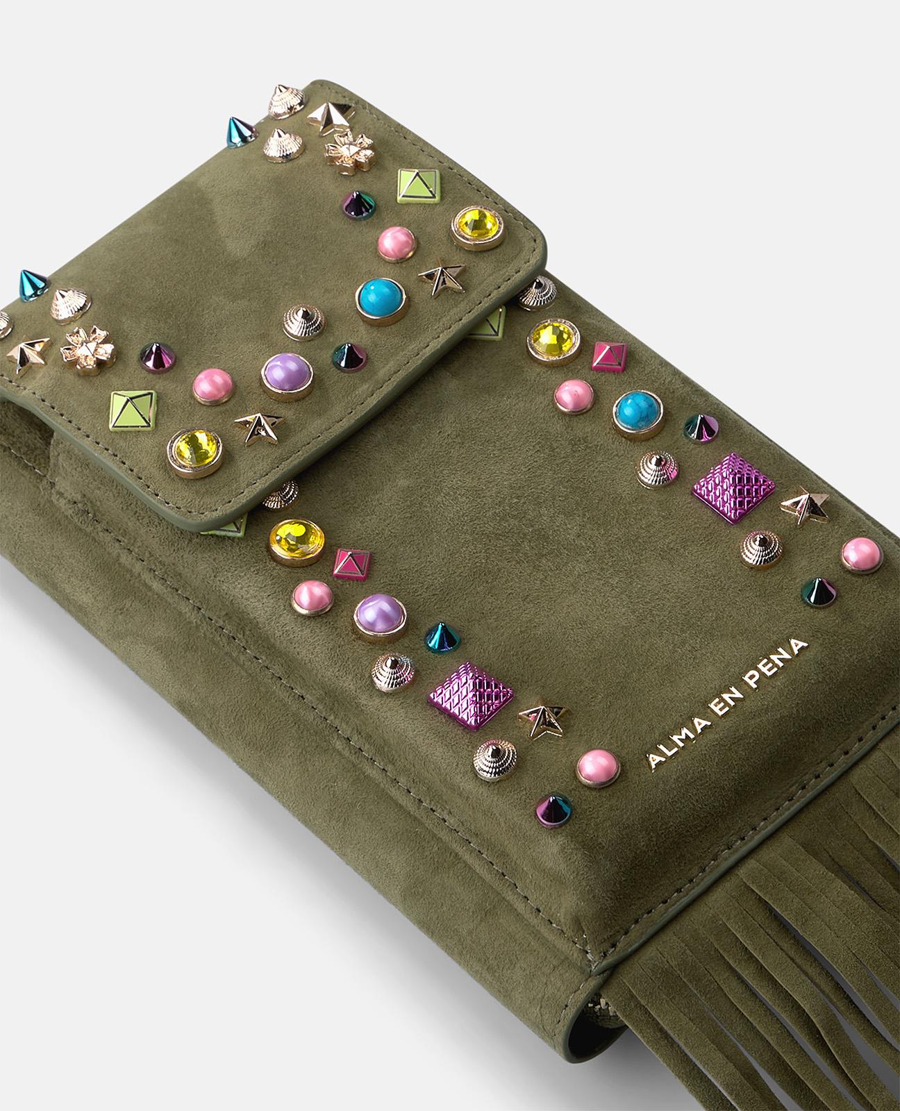 BOLSO CARTERA PEDRERÍA COLORES