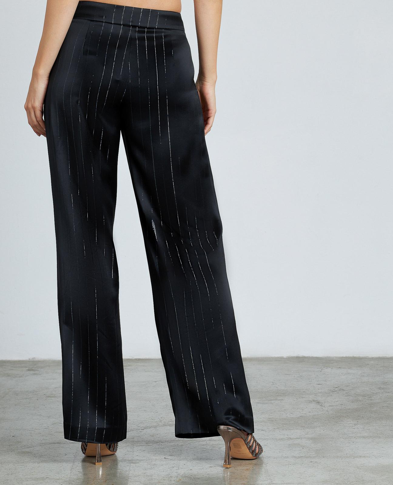 PANTALÓN DIPLOMÁTICO RAYA METALIZADA