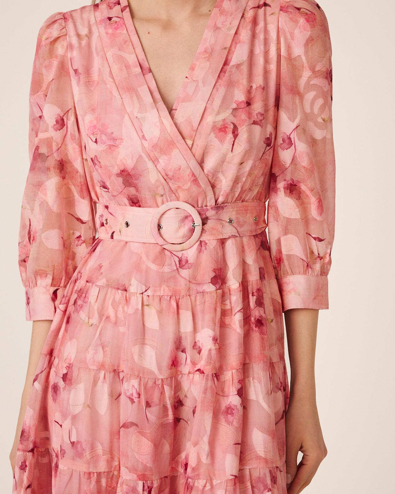 VESTIDO LONGO DE GASA