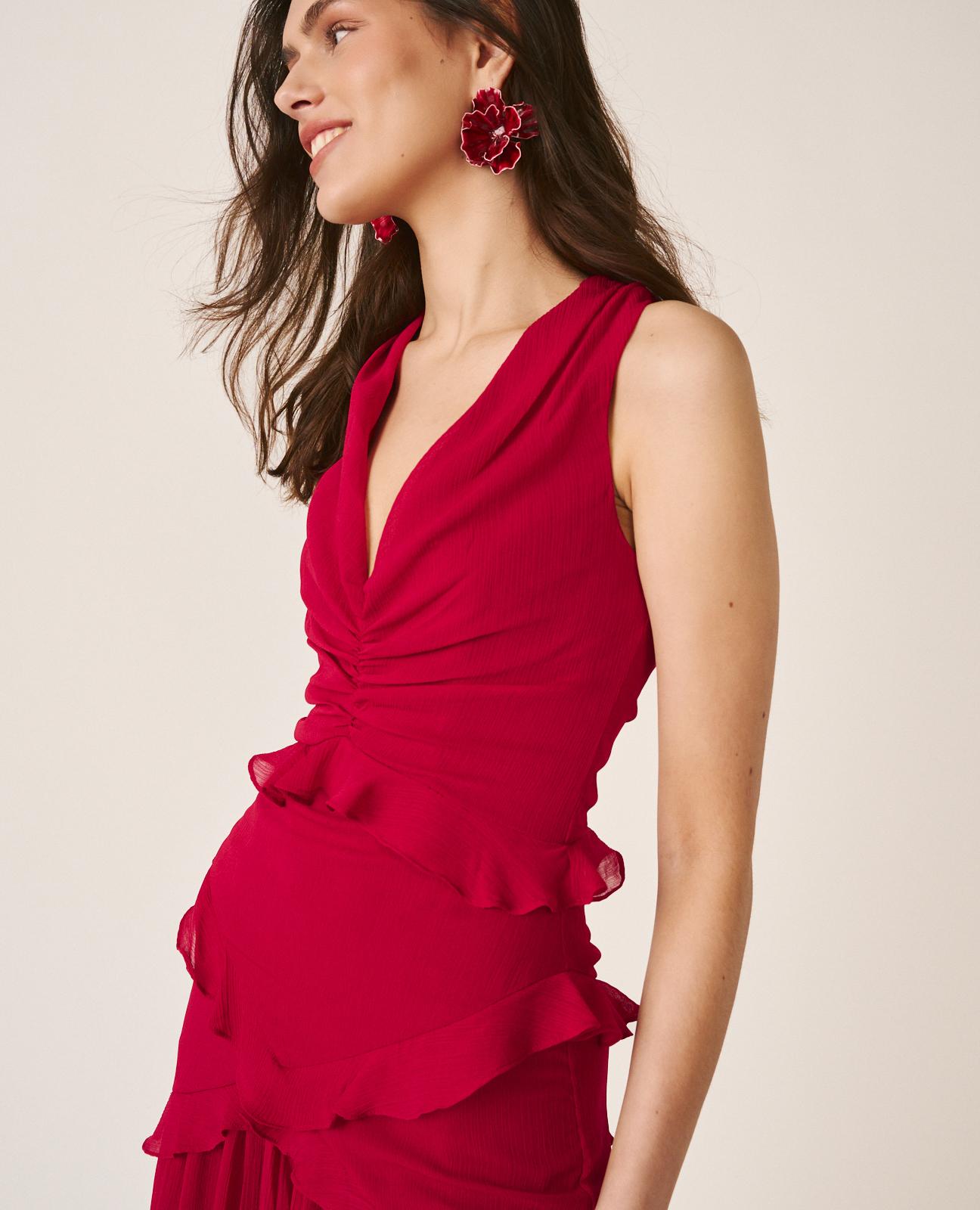 VESTIDO ESPALDA CRUZADA