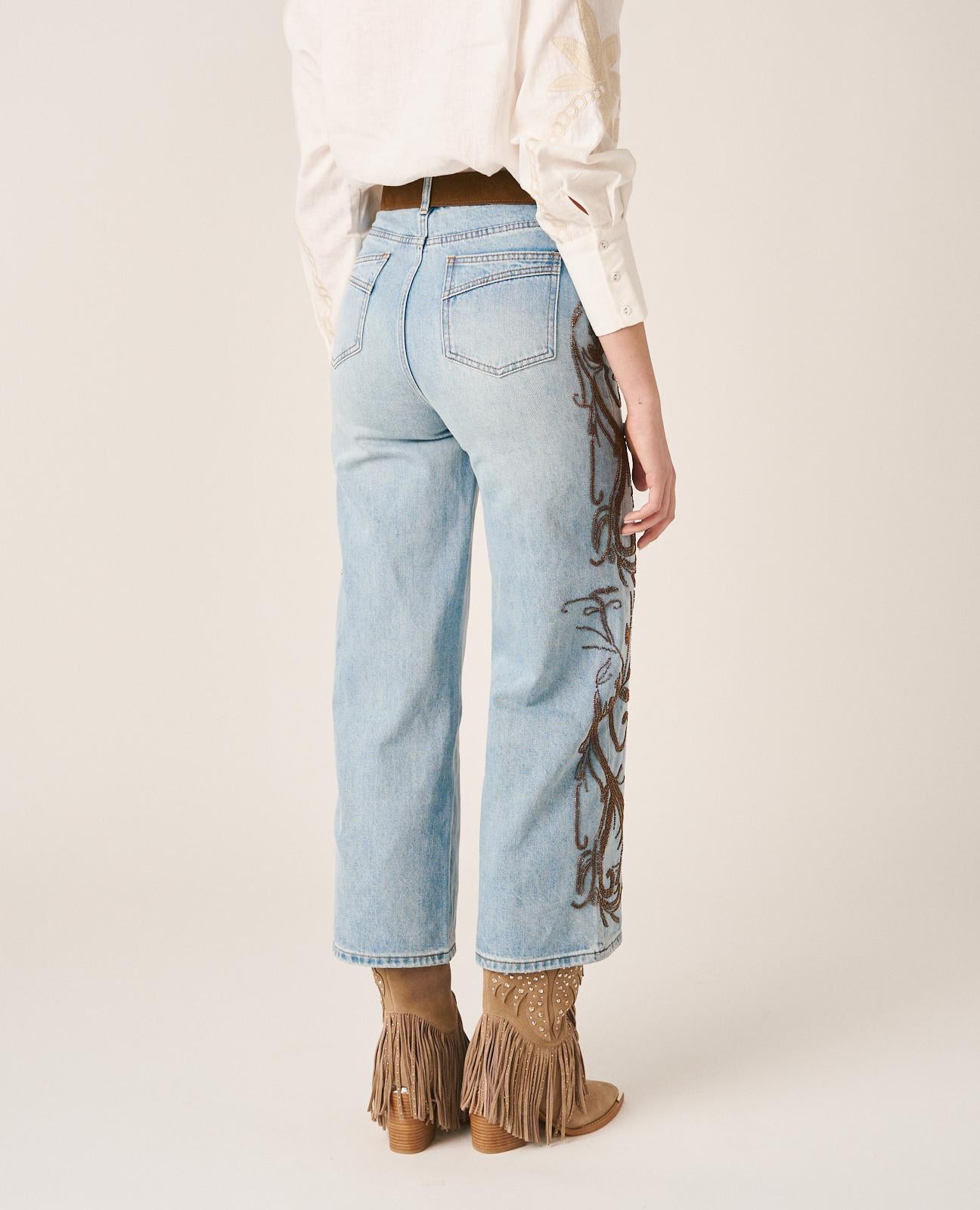 DETTAGLI DEI PANTALONI IN DENIM