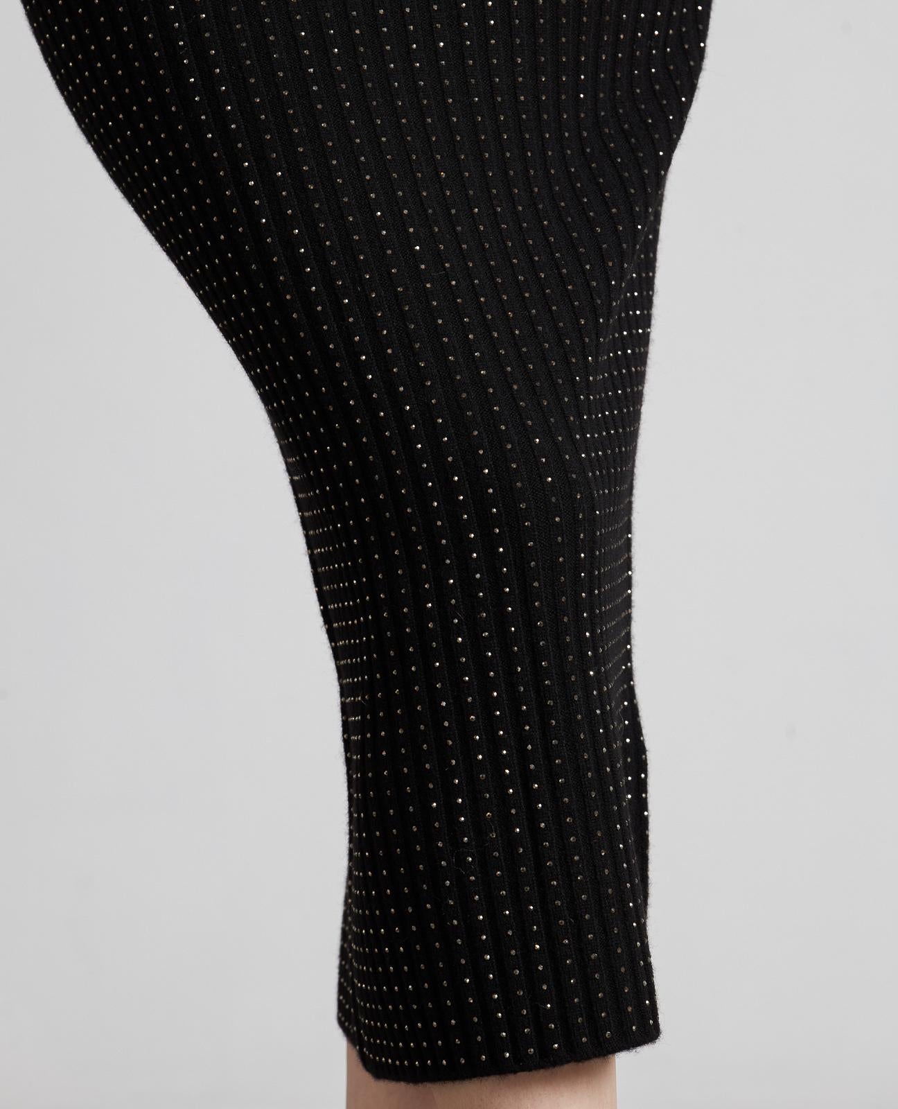 FALDA DE PUNTO BRILLOS