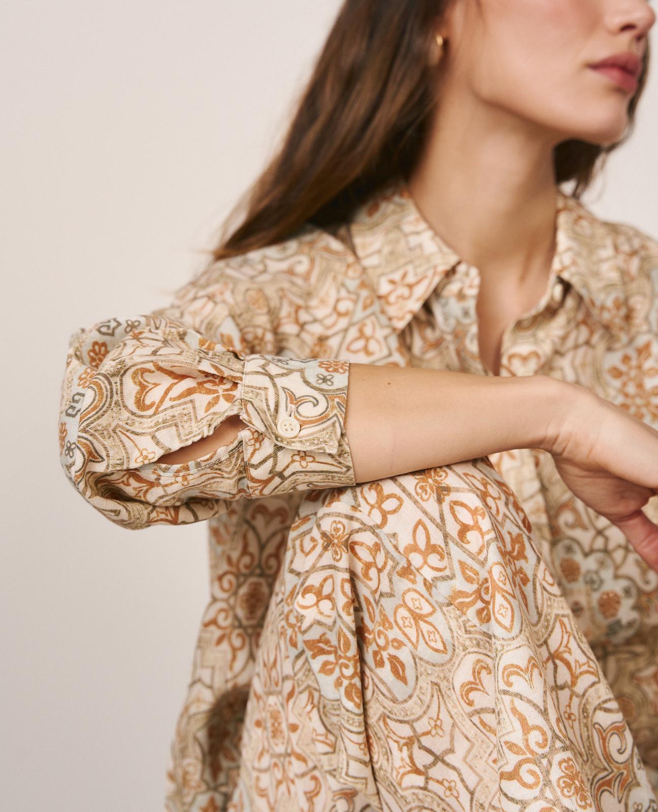 CAMISA ESTAMPADO GEOMÉTRICO