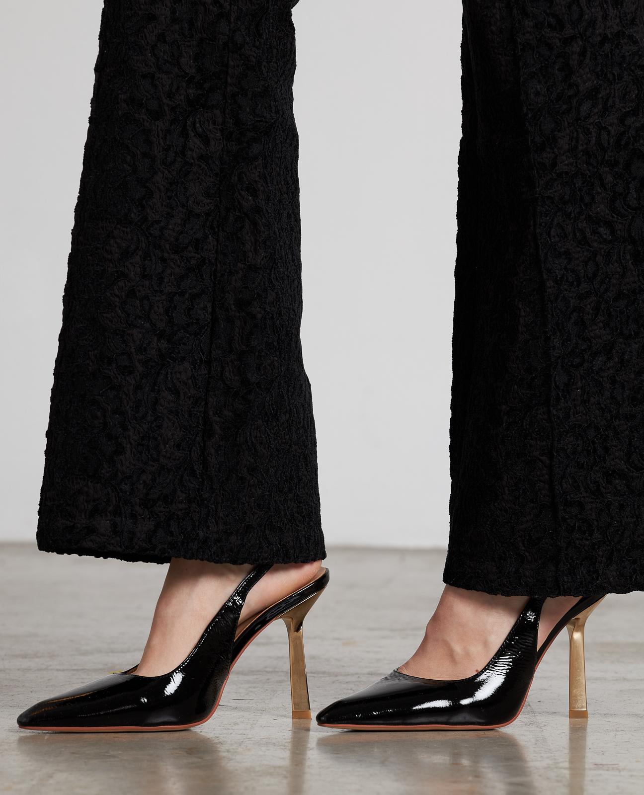 TEXTURED FLARE JEGGING