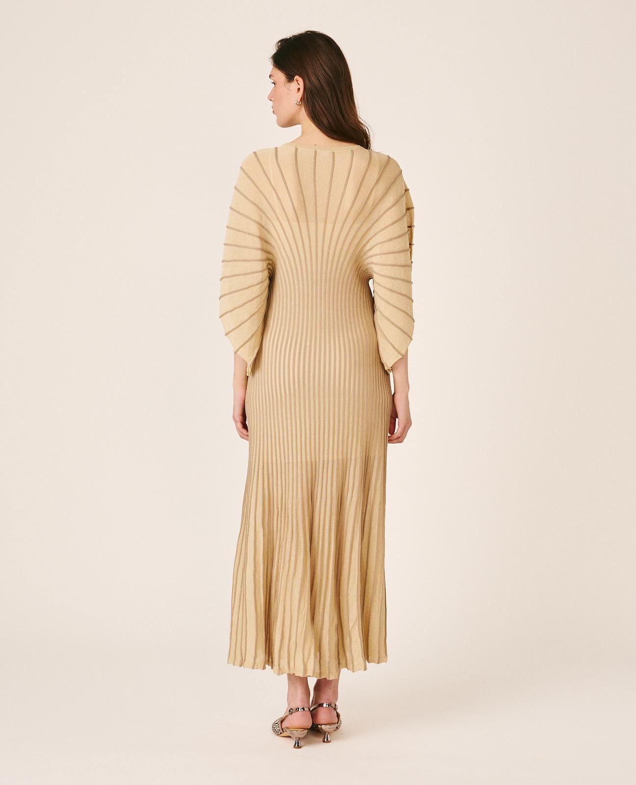 BATWING SLEEVE DRESS