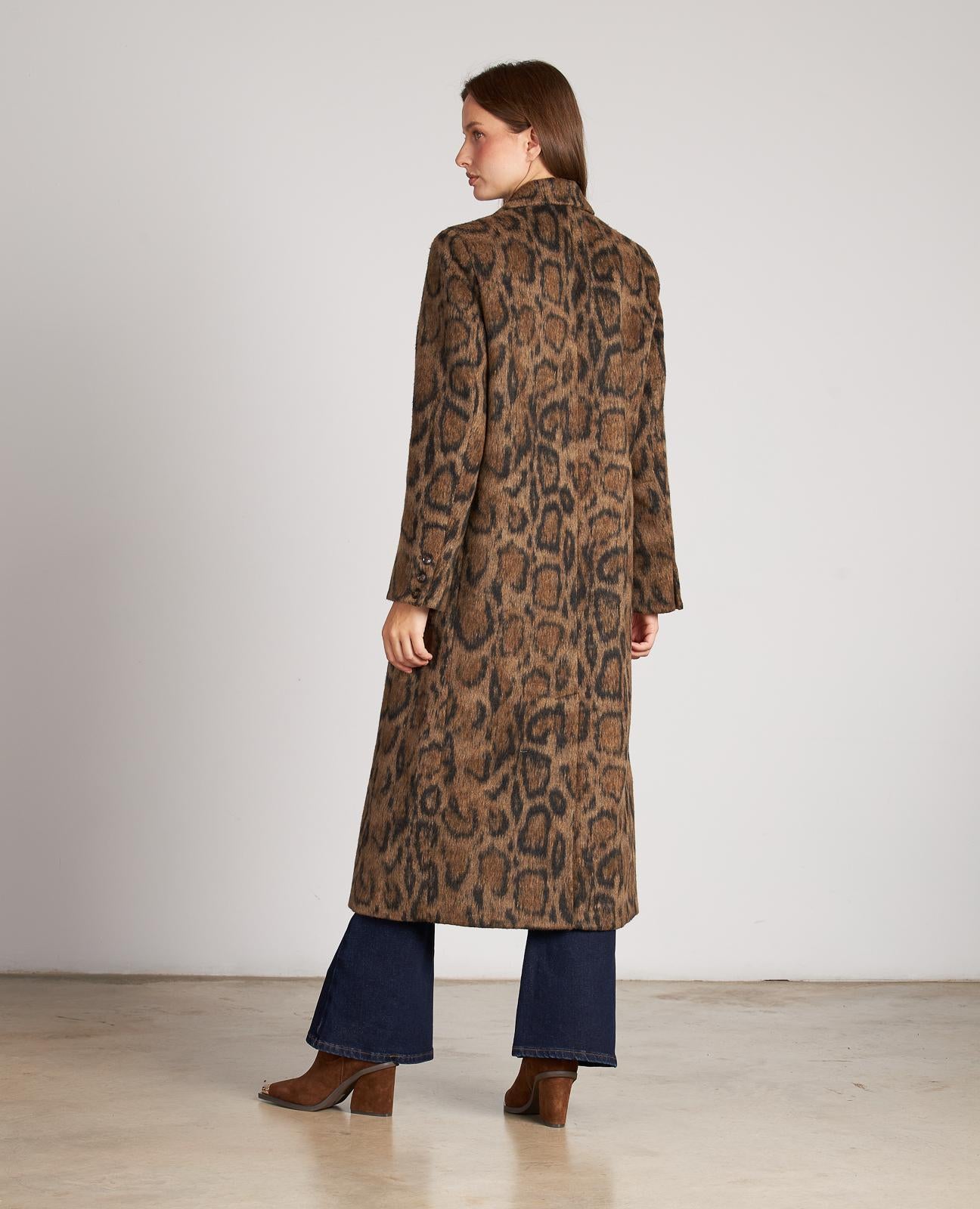 ABRIGO ESTAMPADO LARGO