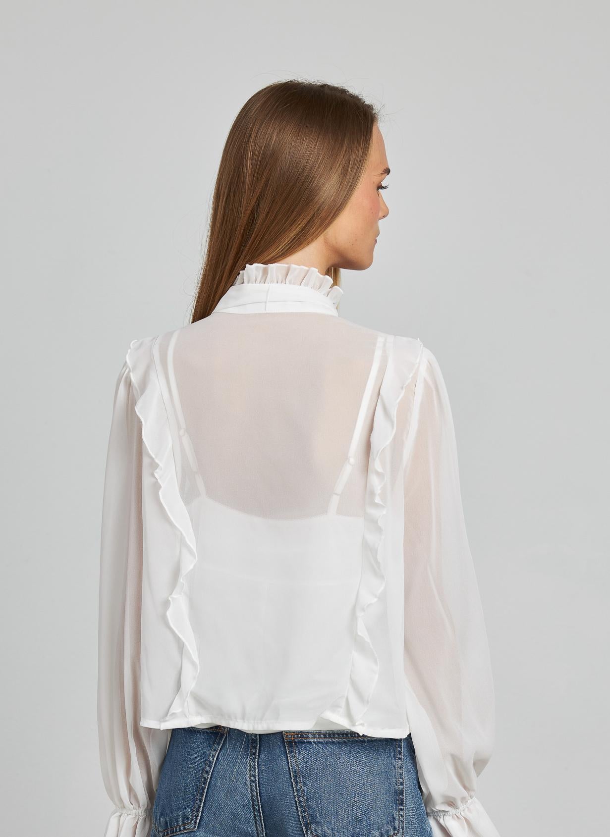 CHEMISE FLUIDE AVEC NOEUD