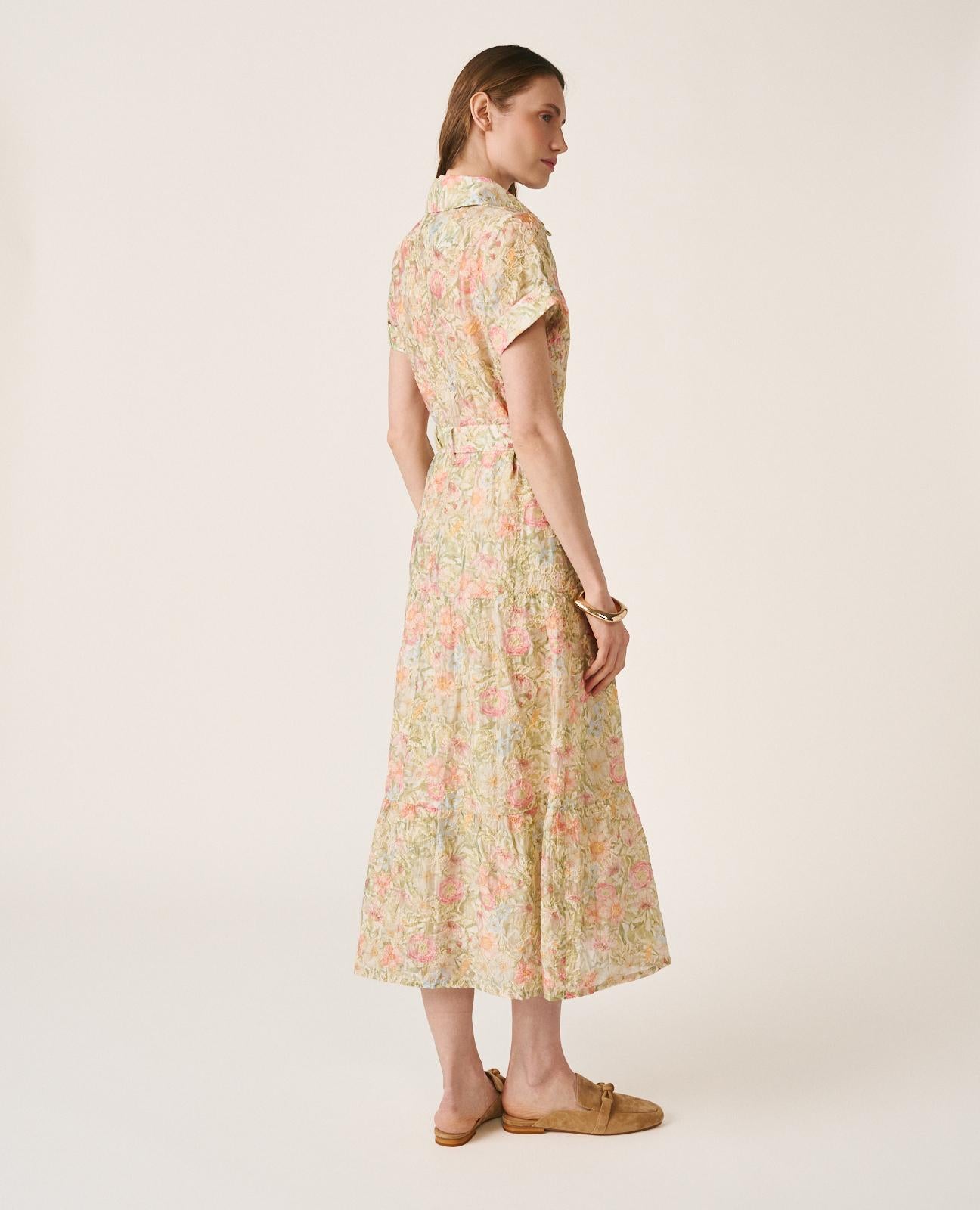 VESTIDO CORTE CINTURA