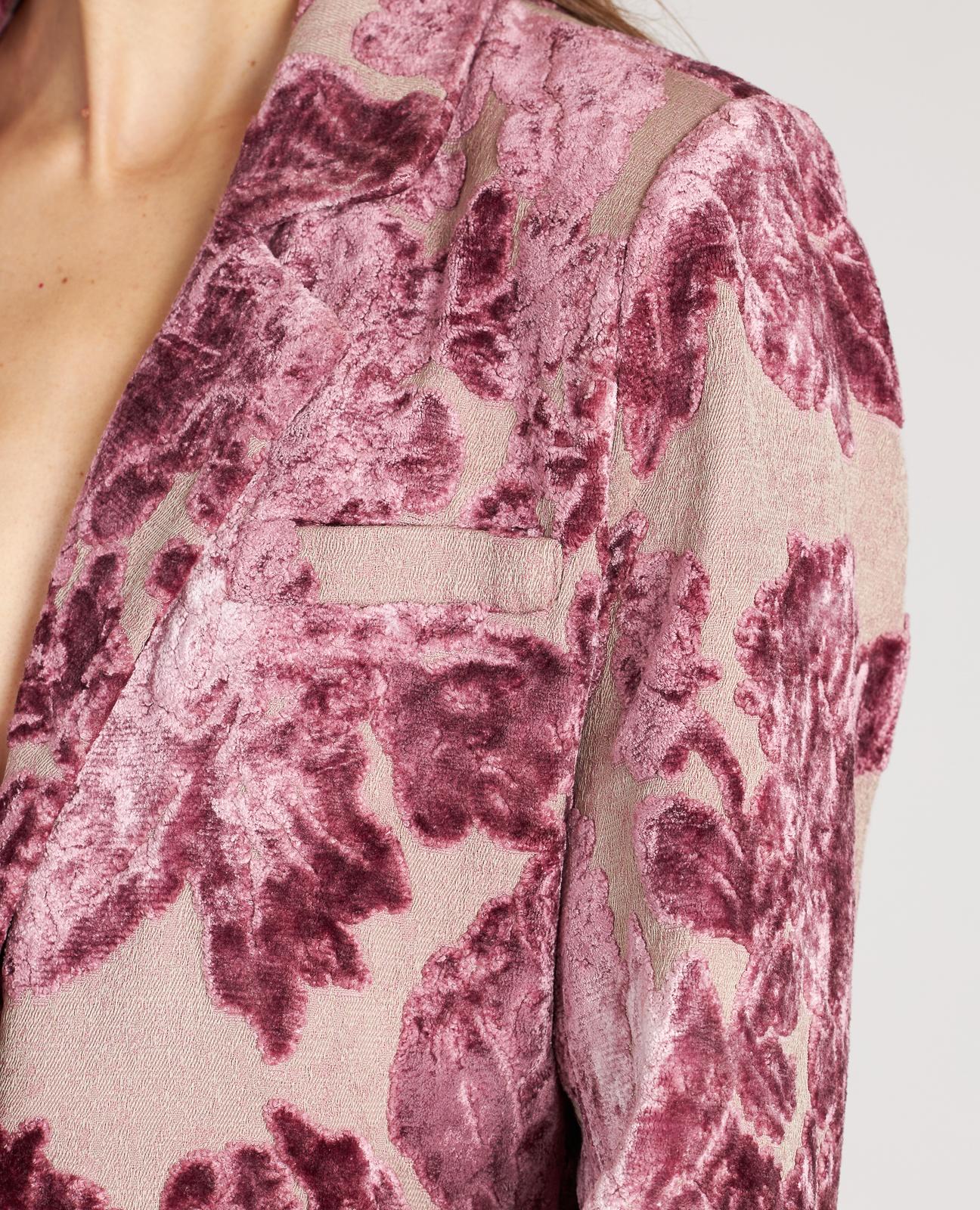 VELVET FLOWERS COAT