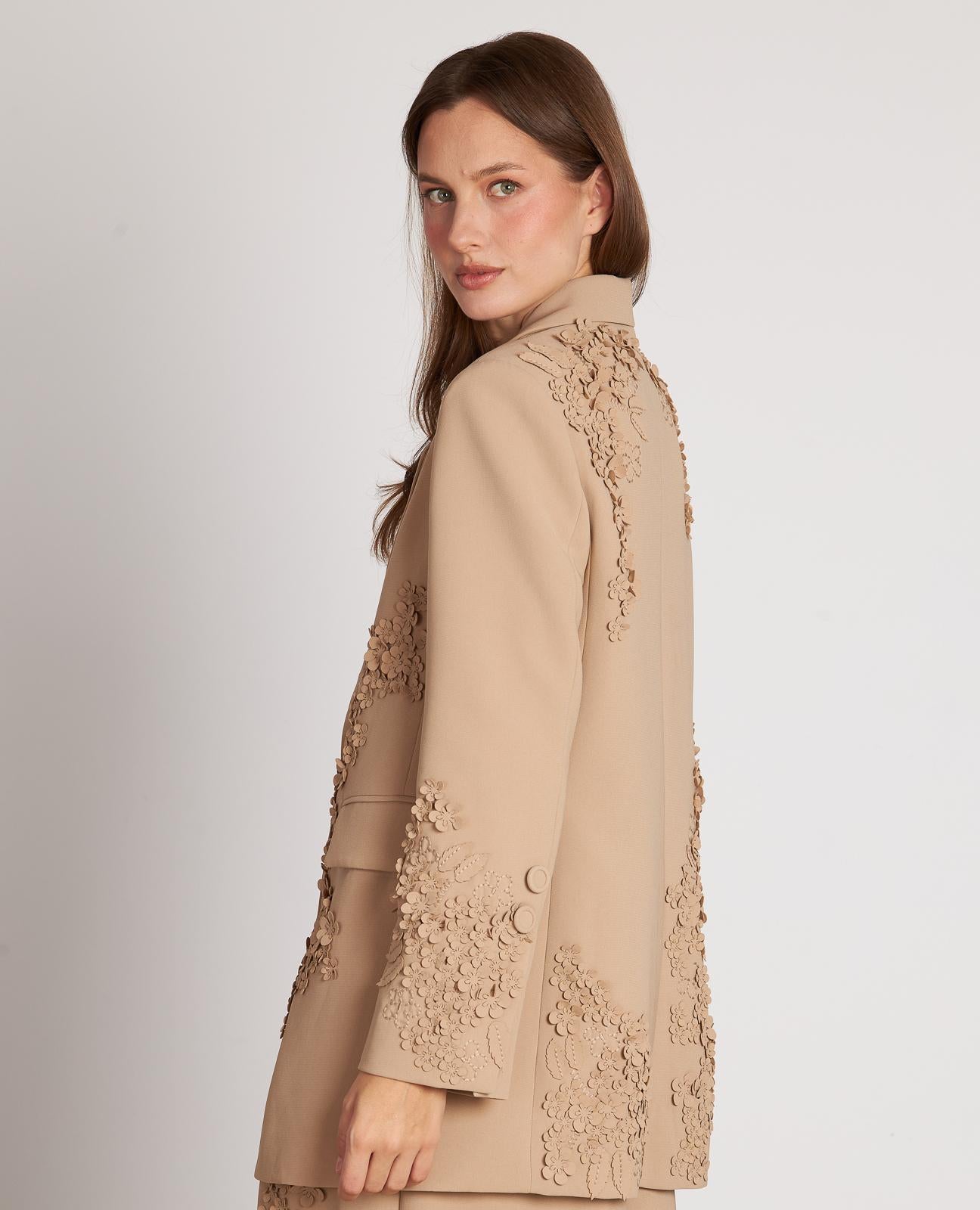 BLAZER EMBROIDERED FLOWERS