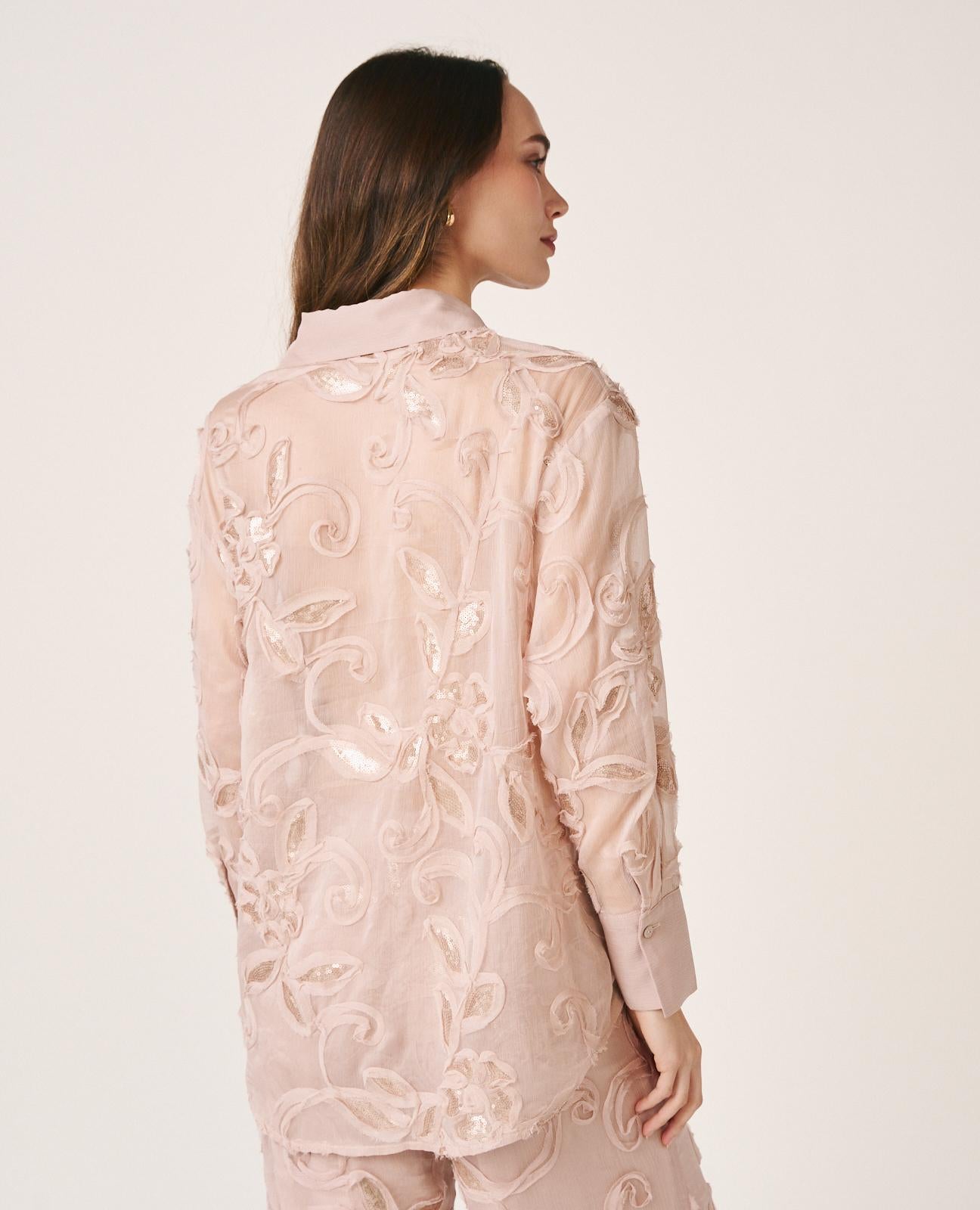 CAMISA LARGA BORDADA