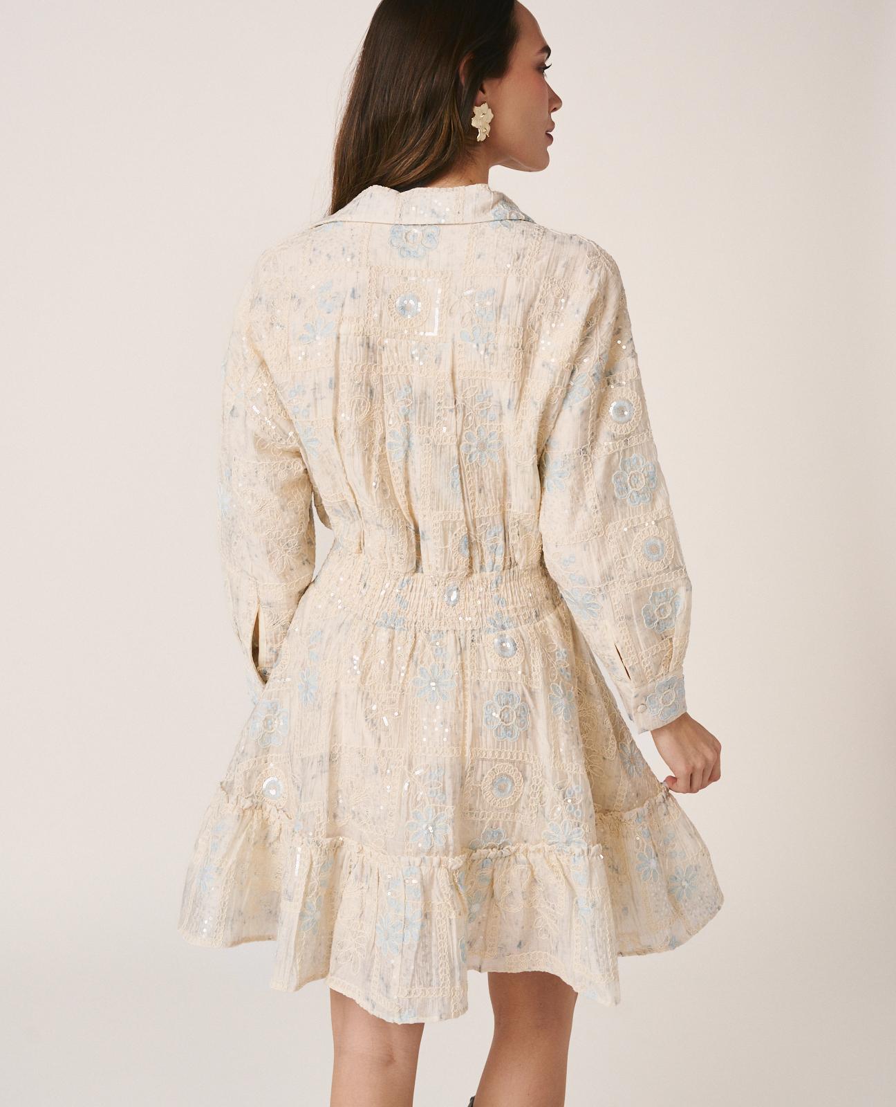 MINIVESTIDO COM MANGAS CAMISETA