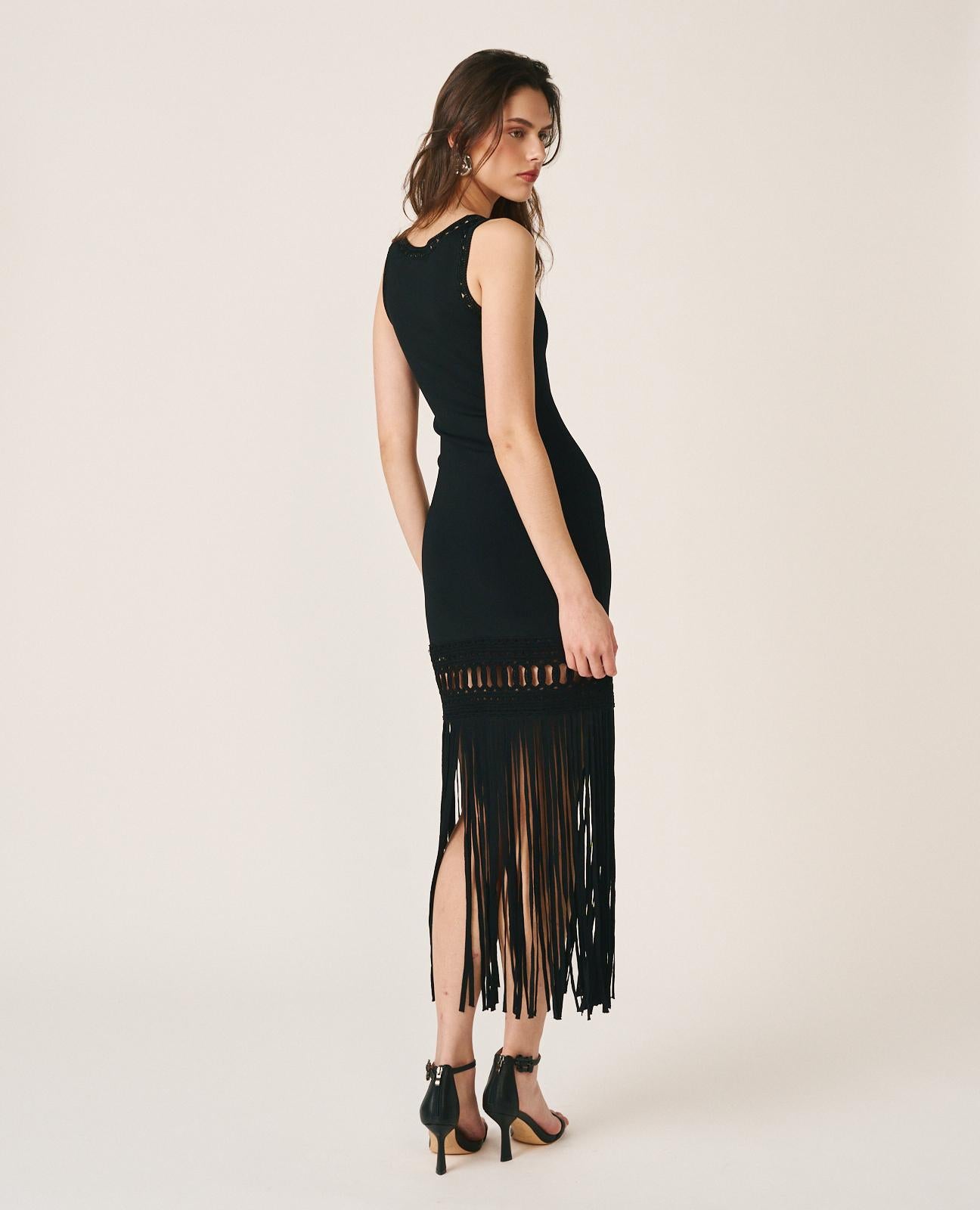 VESTIDO PUNTO FLECOS