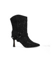 ANKLE BOOTS SQUARE STILETTO HEEL