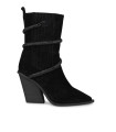 ANKLE BOOT WITH SNAKE HEEL