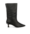 LEATHER ANKLE BOOT POINTED TOE