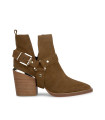 ANKLE BOOTS WITH OPEN HEEL