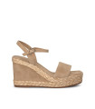 WEDGE WITH BRAIDED DETAIL