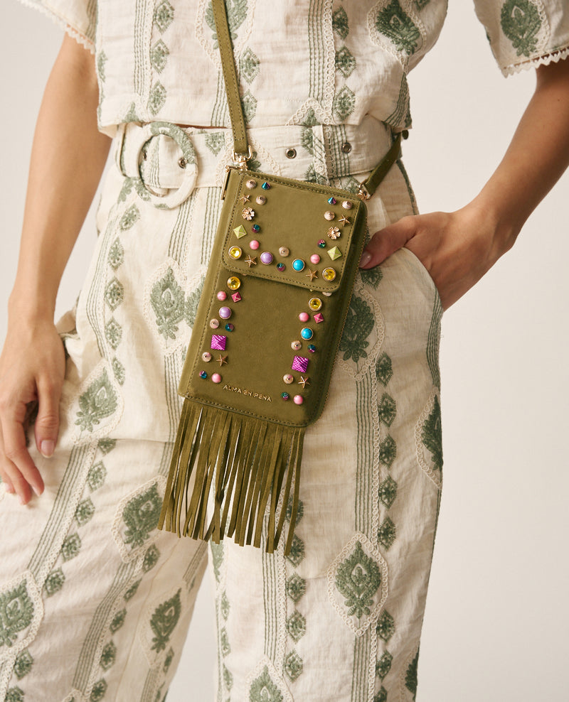 BOLSO CARTERA PEDRERÍA COLORES