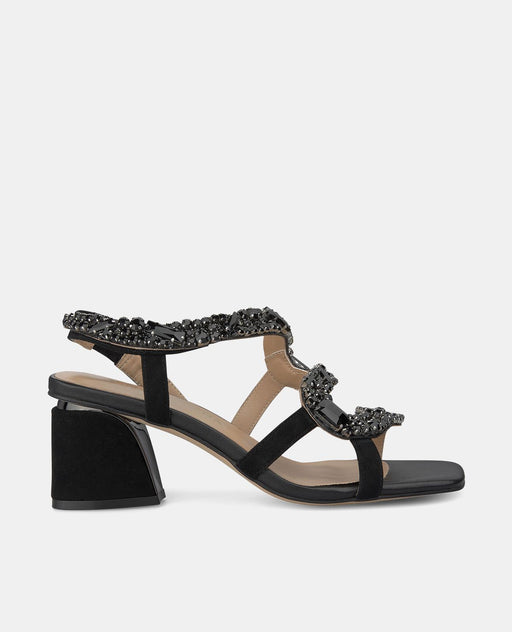 SANDAL SQUARE HEEL SNAKE