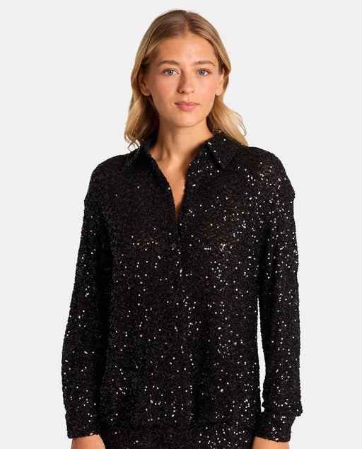 SHIRT COVERED WITH SEQUINS