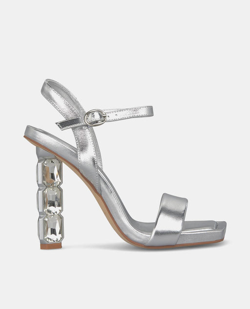 CRYSTAL HEEL SANDAL