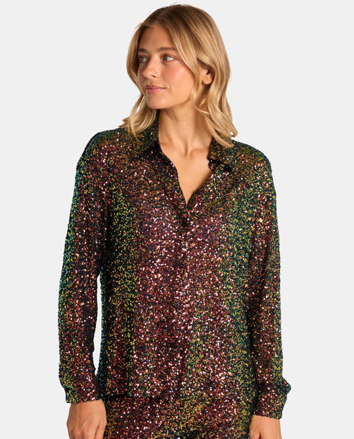 SHIRT COVERED WITH SEQUINS