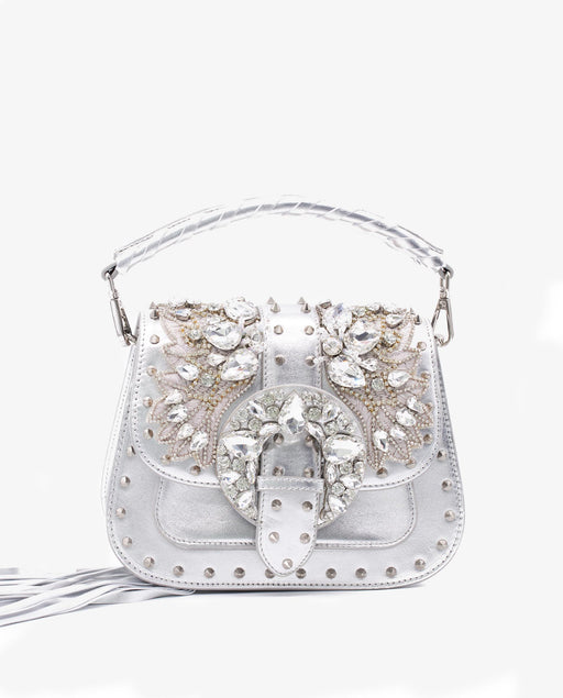 STUDDED SHOULDER BAG