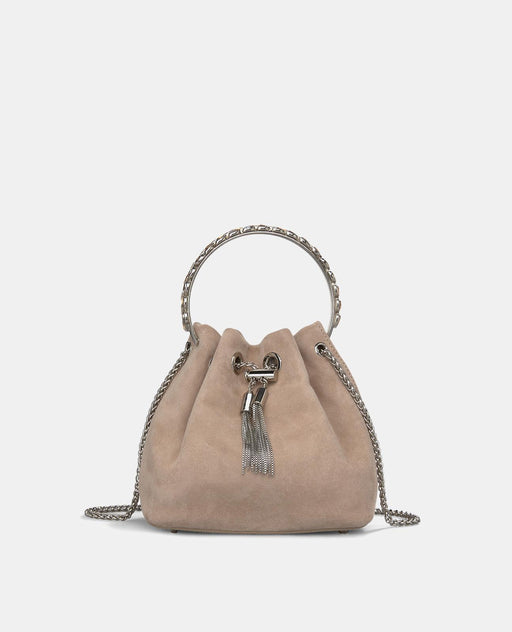 BOWLER BAG WITH PENDANT DETAIL